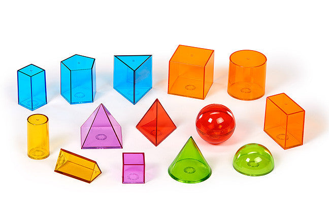 3-D Geo Shapes (set of 12) – ShillerLearning
