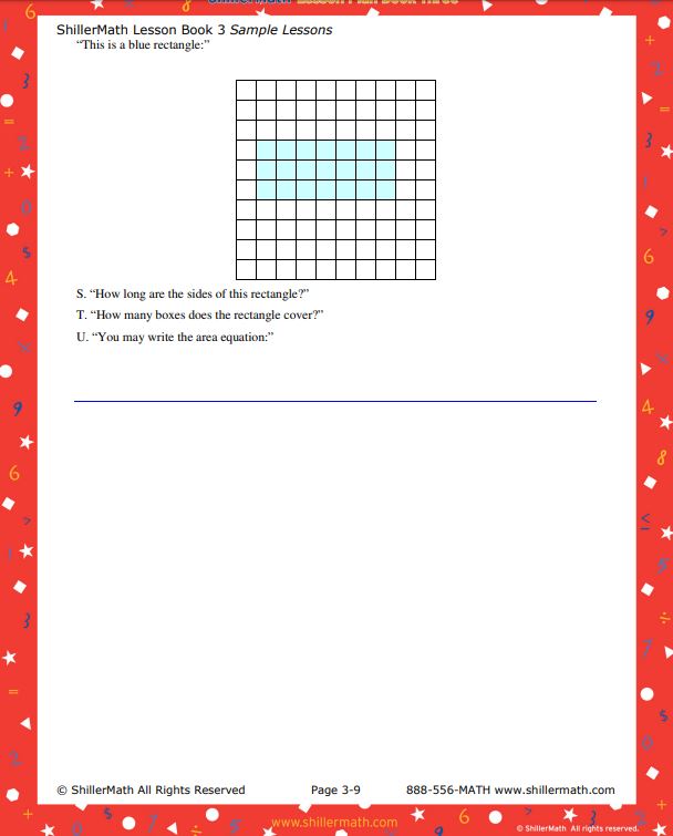 Math Lesson Book 3
