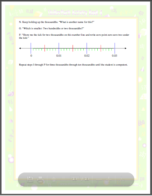 Math Lesson Book 4