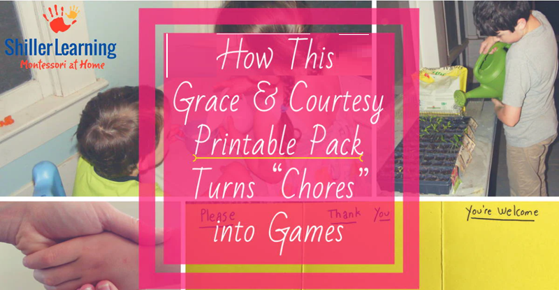 How This Grace & Courtesy Printable Pack Turns “Chores” into Games