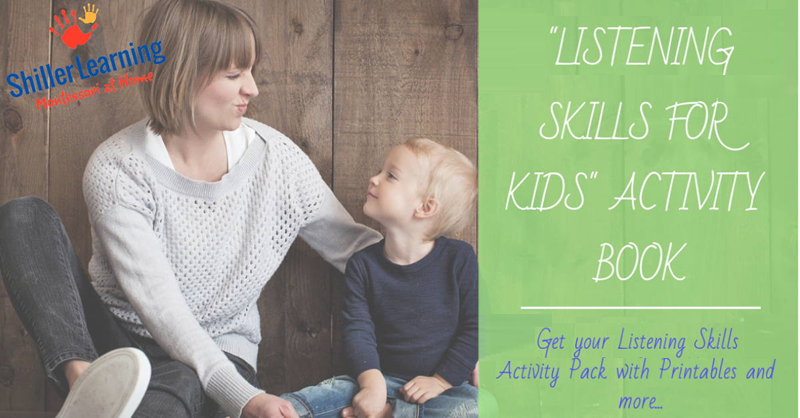 Montessori Listening Skills For Kids Activity Book