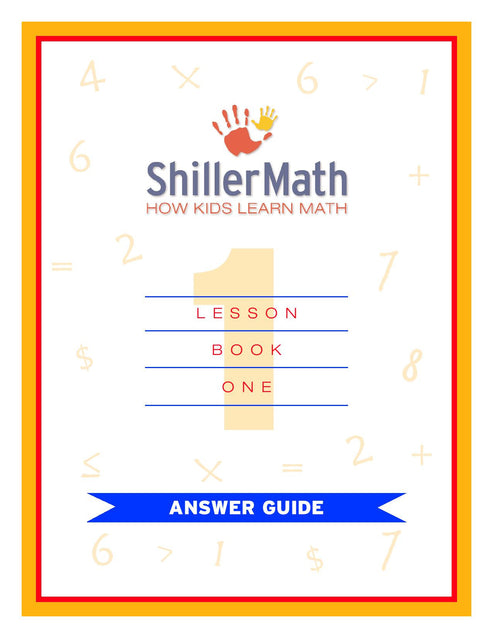 Math Answer Guide 1 PDF – ShillerLearning