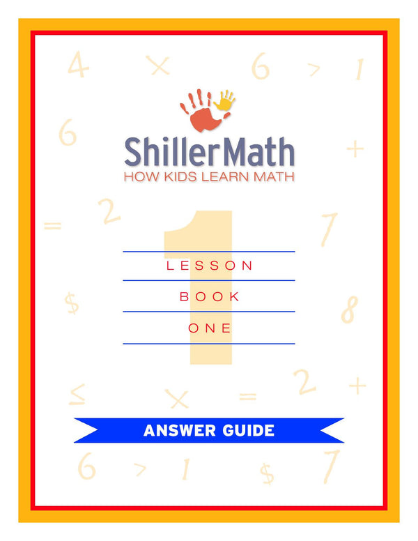Math Answer Guide 1 PDF – ShillerLearning