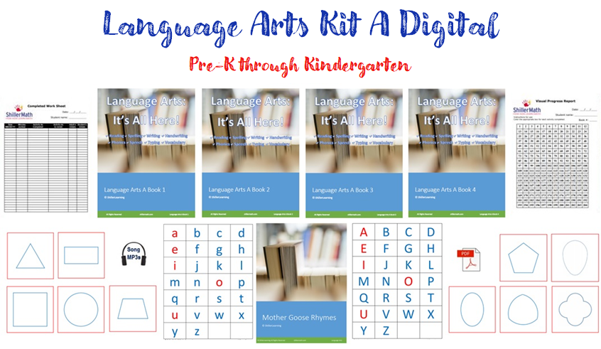 Language Arts Kit A (ages 3-6)
