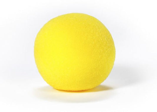 4" Colorful Yellow Foam Ball