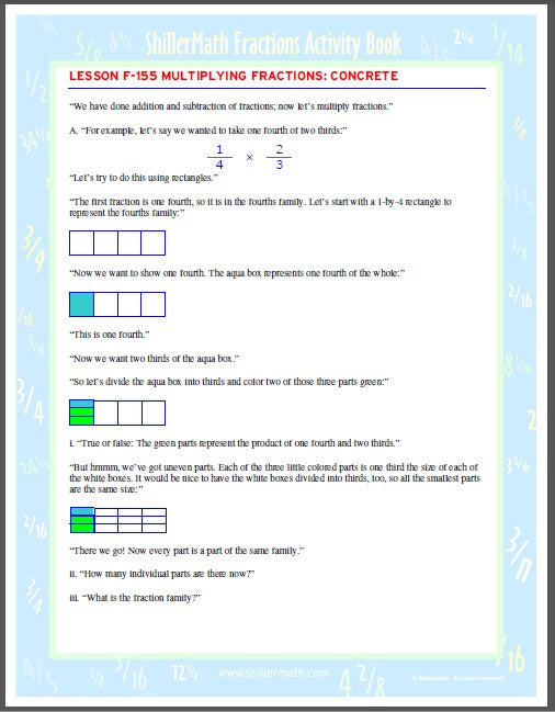 Fractions Kit DIGITAL (G1-G8)