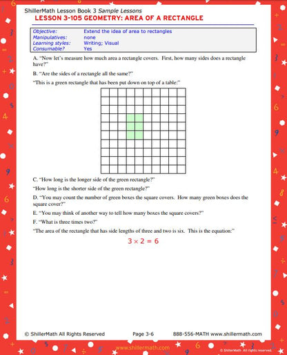 Math Lesson Book 3
