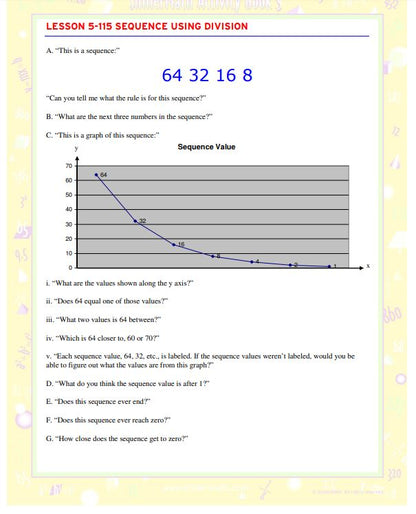 Math Lesson Book 5
