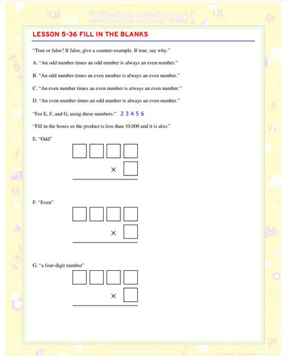 Math Kit II (G4 - Pre-Algebra)