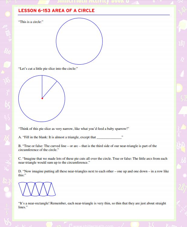 Math Lesson Book 6