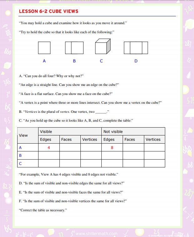 Math Lesson Book 6