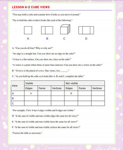 Math Lesson Book 6