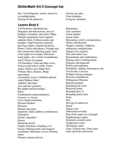 Math Kit II (G4 - Pre-Algebra)