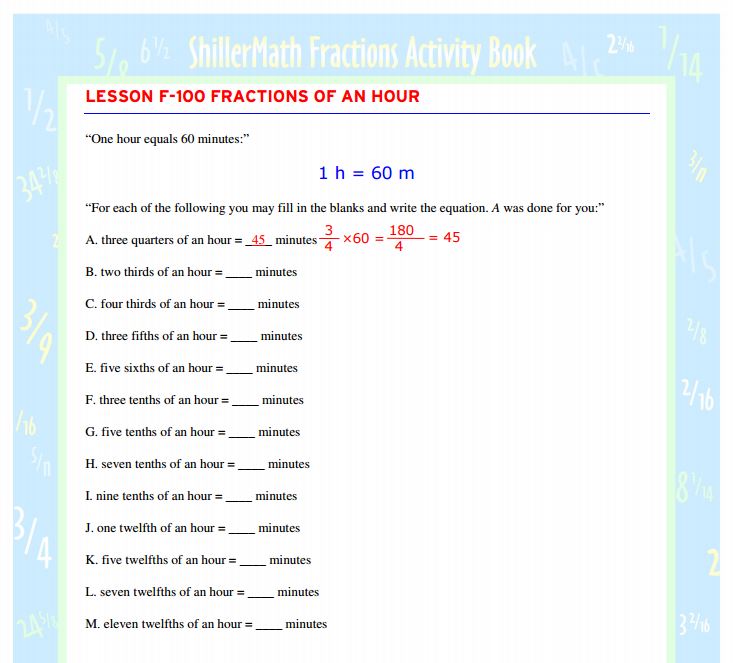 Fractions Kit DIGITAL (G1-G8)